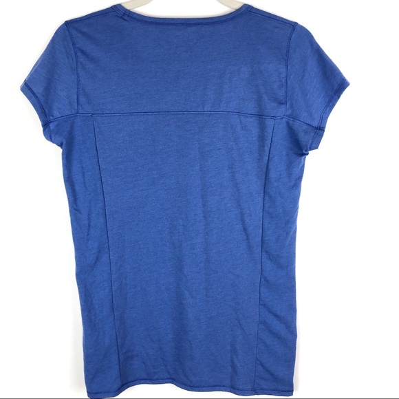 Eastern Mountain Sports TechWick Blue Short Sleeve - Picture 4 of 9